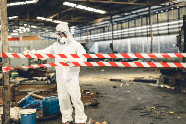 Professional Trauma Scene Cleanup technician working in Ravenna, OH